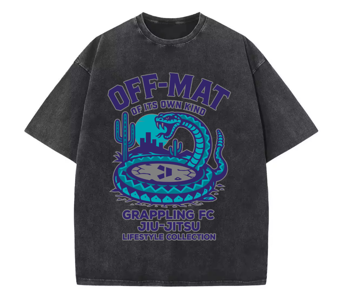 Vibrant Venom Oversized Off Mat Tee