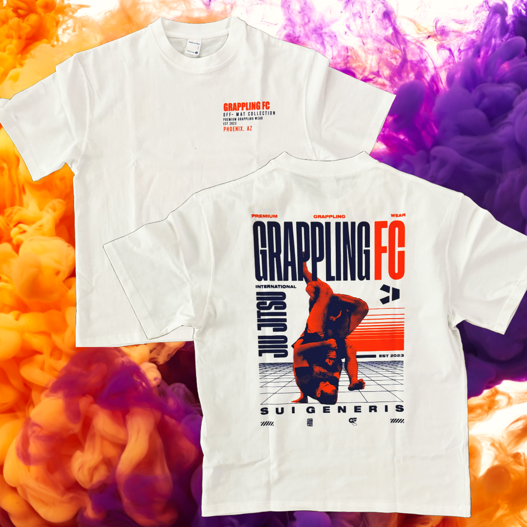 Sankaku Sunrise Off-Mat Oversized Tee